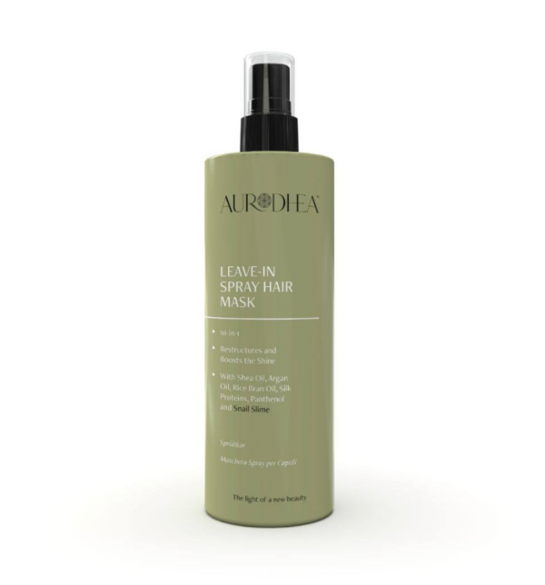 Haar-Sprühkur mit Schneckenschleim - 150 ml Angereichert mit Sheaöl, Arganöl, Reiskleieöl, Seidenprotein & Panthenol