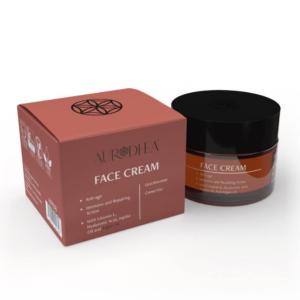 Gesichtscreme mit Arganöl – 50 ml Angereichert mit Hyaluronsäure, Vitamin E & Jojobaöl