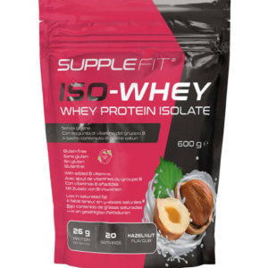 SuppleFit Iso-Whey, Haselnussgeschmack Mit Magnesium und Präbiotika