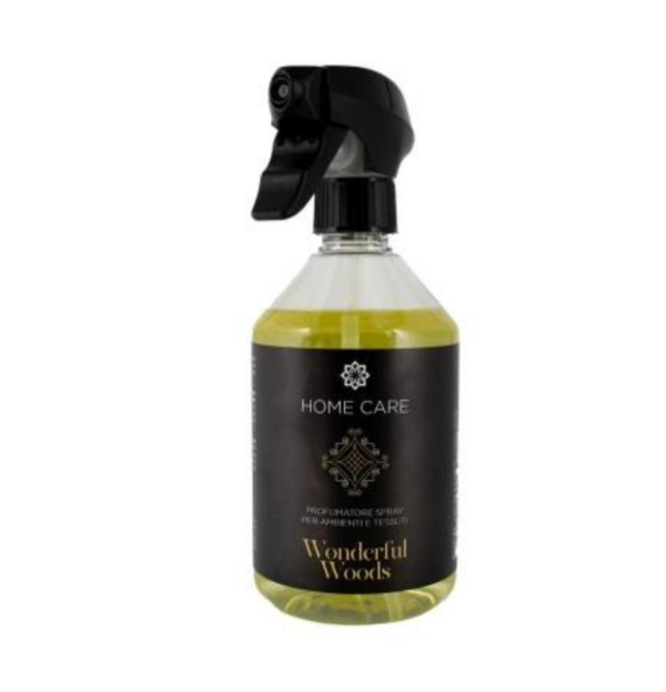 „Home Care' Duftspray (Innenräume und Textilien) – „Wonderful Woods' - 500 ml