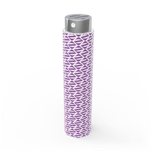 Parfüm-Taschenetui – violett und weiß
