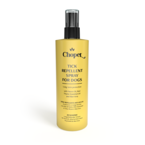 Zeckenspray für Hunde – 150 ml Angereichert mit Neemöl, ätherischem rotem Thymianöl & Aloe Vera