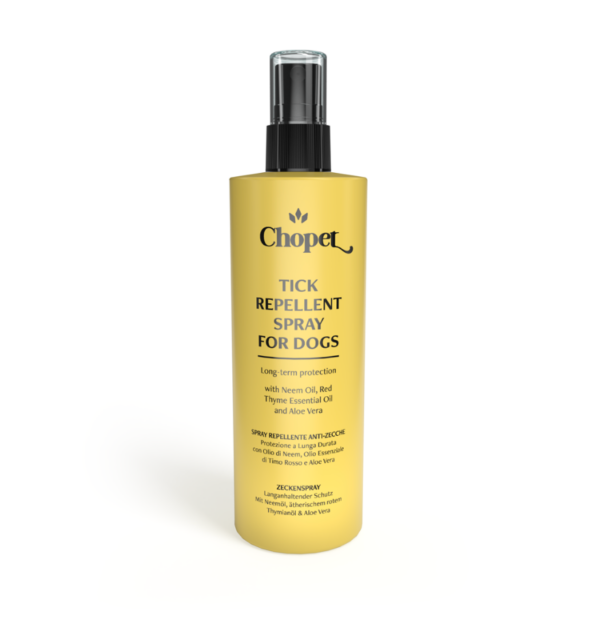 Zeckenspray für Hunde - 150 ml Angereichert mit Neemöl, ätherischem rotem Thymianöl & Aloe Vera