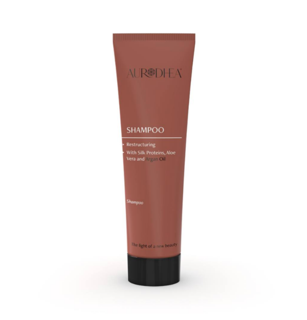 Aufbau-Shampoo mit Arganöl - 50 ml Angereichert mit Aloe Vera & Seidenprotein