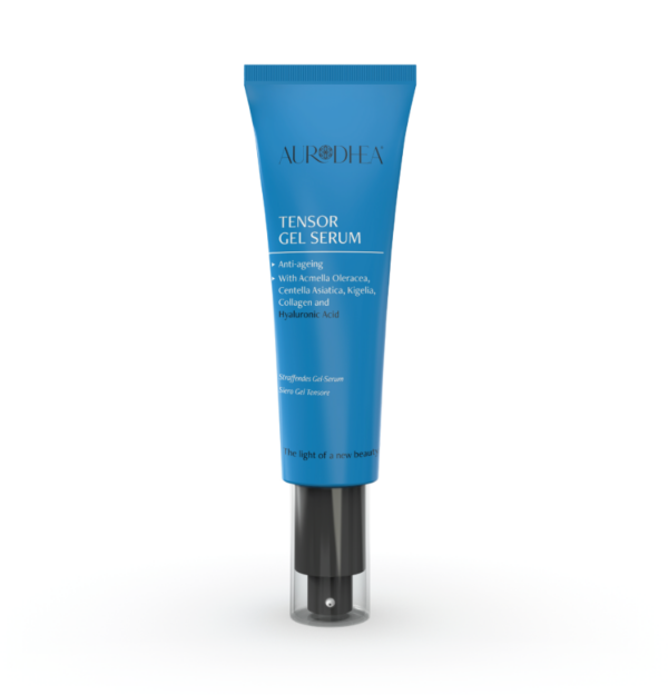 Straffendes Gel-Serum mit Hyaluronsäure - 50 ml Angereichert mit Kollagen, Jambú, asiatischem Wassernabel & Leberwurstbaum