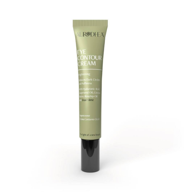 Augencreme mit Schneckenschleim - 15 ml Angereichert mit Hyaluronsäure, Traubenkernöl, Kakaobutter & Wildrose