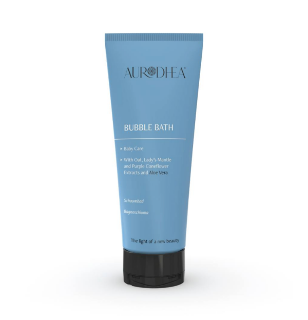 Baby Schaumbad - 200 ml Angereichert mit Aloe Vera, Hafer-, Frauenmantel- & Echinaceaextrakt