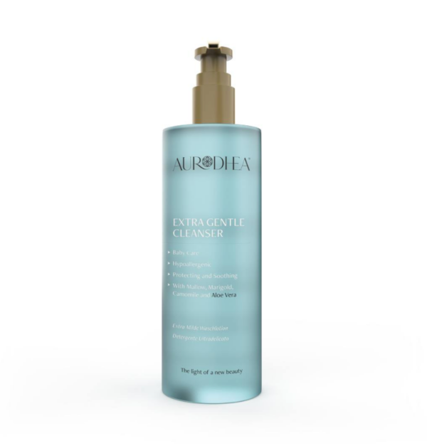 Extra milde Baby-Waschlotion - 260 ml Angereichert mit Aloe Vera, Malve, Ringelblume & Kamille