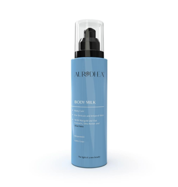 Baby Körpermilch - 150 ml Angereichert mit Aloe Vera, Sheabutter, Hafer- & Ringelblumenextrakt