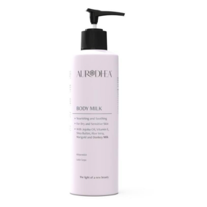 Körpermilch mit Eselsmilch – 260 ml Angereichert mit Jojobaöl, Vitamin E, Sheabutter, Aloe Vera & Ringelblume