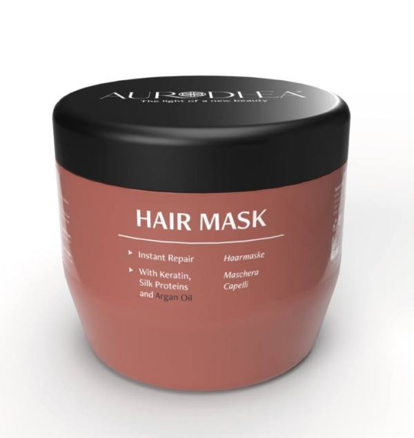 Entwirrende Haarmaske mit Arganöl - 500 ml Angereichert mit Keratin & Seidenprotein