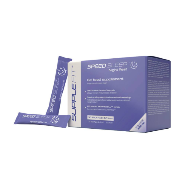 Speedsleep – Nahrungsergänzungsmittel In Gelform Mit Melatonin - 300 Ml Mit dem patentierten Komplex SOMNIWELL™