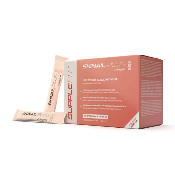 Skinail Plus – Nahrungsergänzungsmittel In Gelform Für Haut, Haare & Nägel - 300 Ml Mit dem patentierten Komplex SKINHELP™