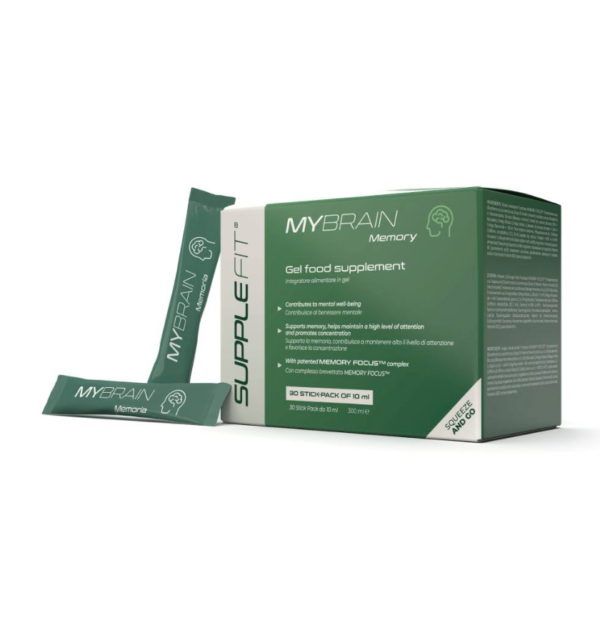 Mybrain – Nahrungsergänzungsmittel In Gelform Für Gedächtnis & Konzentration -300 ML Mit dem patentierten Komplex MEMORY FOCUS™