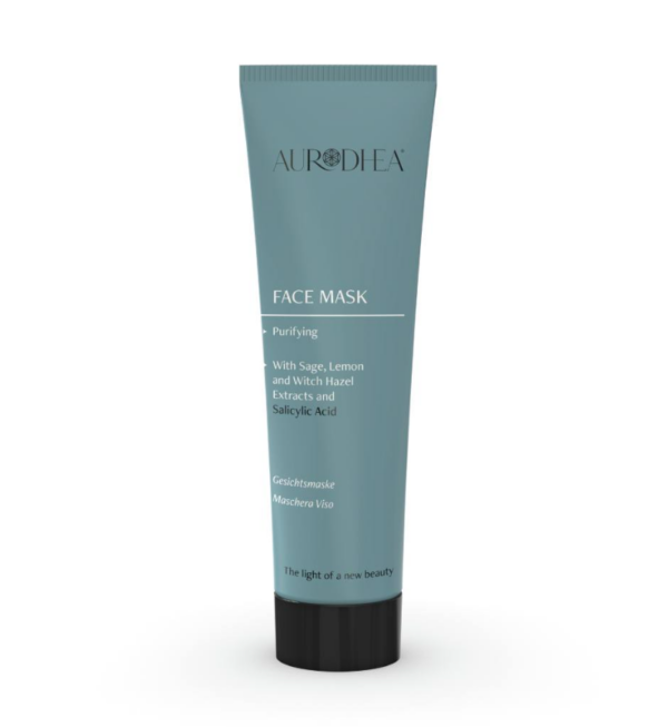 Klärende Gesichtsmaske mit Salicylsäure - 50 ml Angereichert mit Salbei-, Zitronen- & Hamamelisextrakt