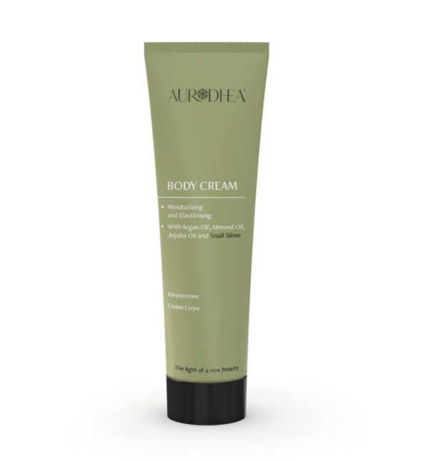 Körpercreme mit Schneckenschleim - 150 ml Angereichert mit Arganöl, Mandelöl & Jojobaöl