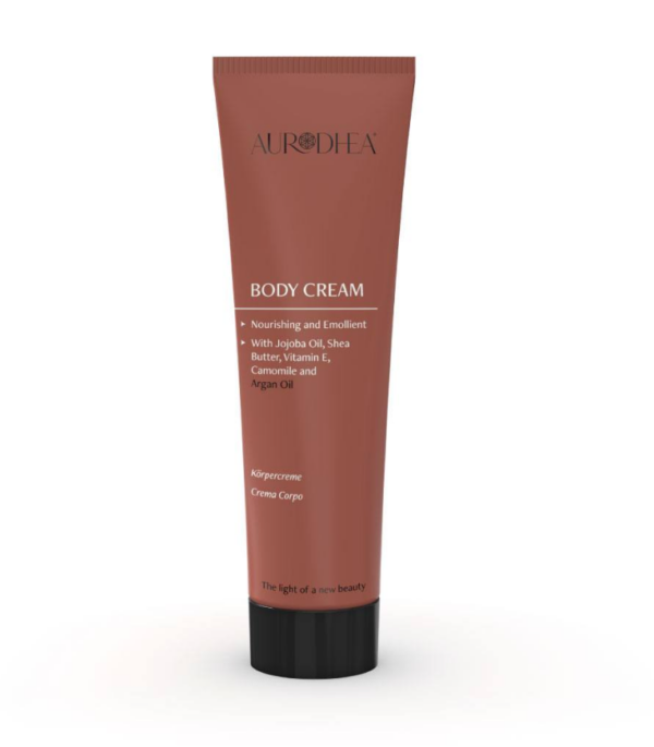 Bio-Körpercreme mit Arganöl - 150 ml Angereichert mit Jojobaöl, Sheabutter, Kamille & Vitamin E