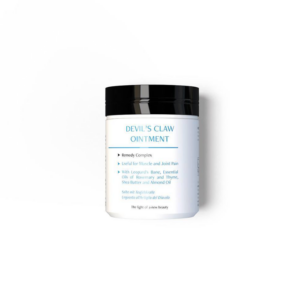 Salbe mit Teufelskralle – 150 ml Angereichert mit Echter Arnika, ätherischem Thymian- und Rosmarinöl, Sheabutter & Mand