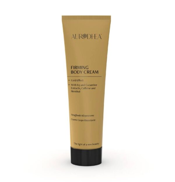 Straffende Körpercreme – Kälteeffekt - 150 ml Angereichert mit Efeu- und Gurkenextrakt, Koffein & Menthol