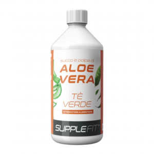 Saft und Fruchtfleisch der ALOE VERA mit grünem Tee – 1 Liter