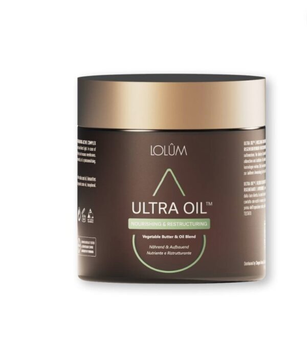 ULTRA OIL™ – Mischung aus Pflanzenölen und Pflanzenbuttern, nährend und aufbauend Angereichert mit einem regenerierenden Wirkstoffkomplex