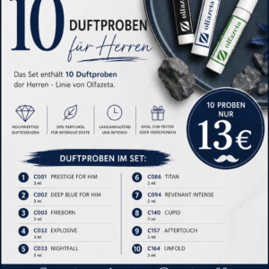 Probenset Herren10stk