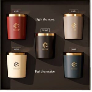 Duftkerzen-Geschenkbox 5 x 70 gr | 5er-Set